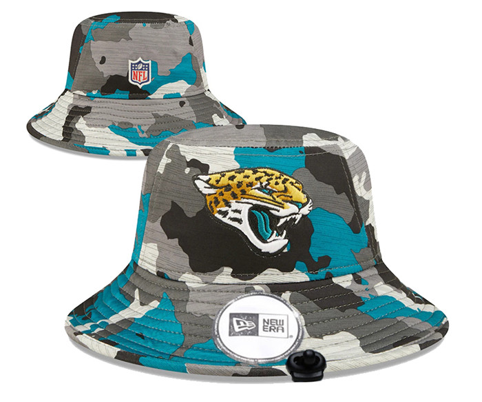 Jacksonville Jaguars Salute To Service Stitched Bucket Fisherman Hats 046